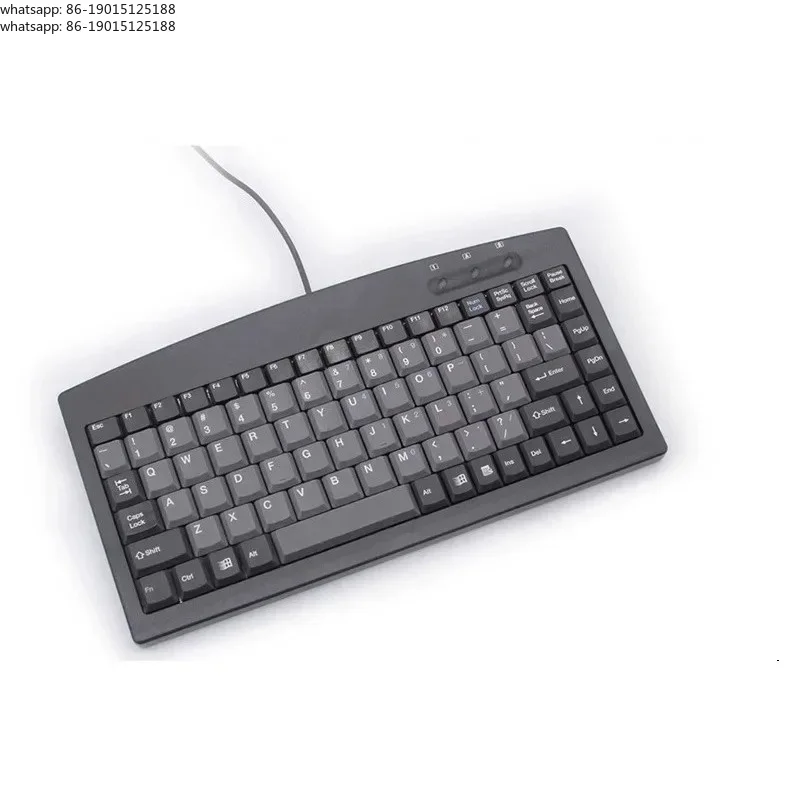 Teclado Industrial Pequeno de Alta Qualidade JME-8231A com 88 Teclas e Porta PS2 para Máquinas de Automação