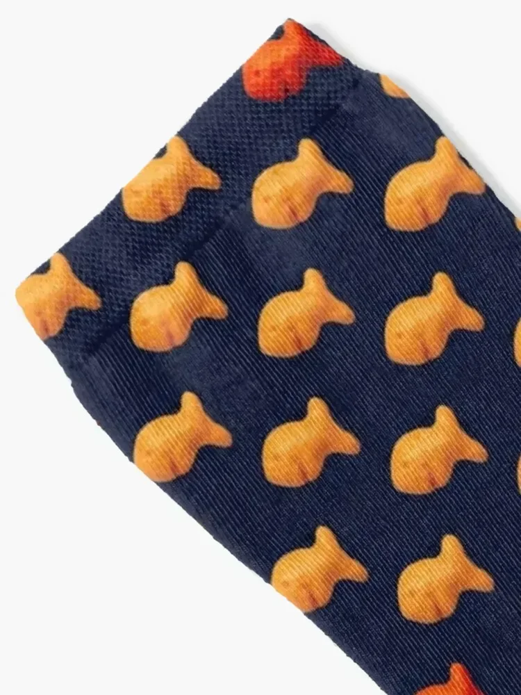 Goldfish pattern Socks Heating sock loose luxe short Women's Socks Men's