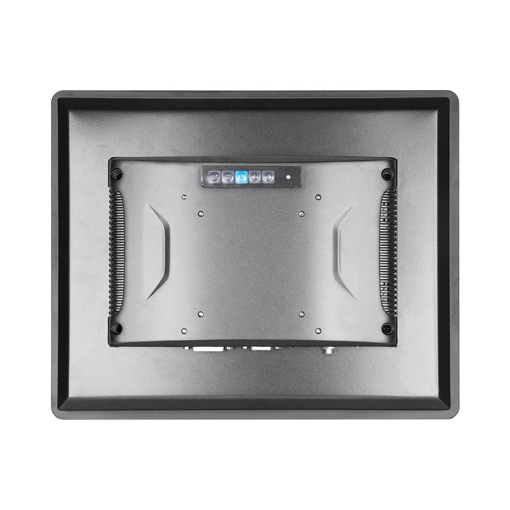 003 12 polegadas 1024*768 HMI Monitor de tela plana industrial 500nits Eembedded Industrial Capacitivo/ResistivoTouch Screen Mon