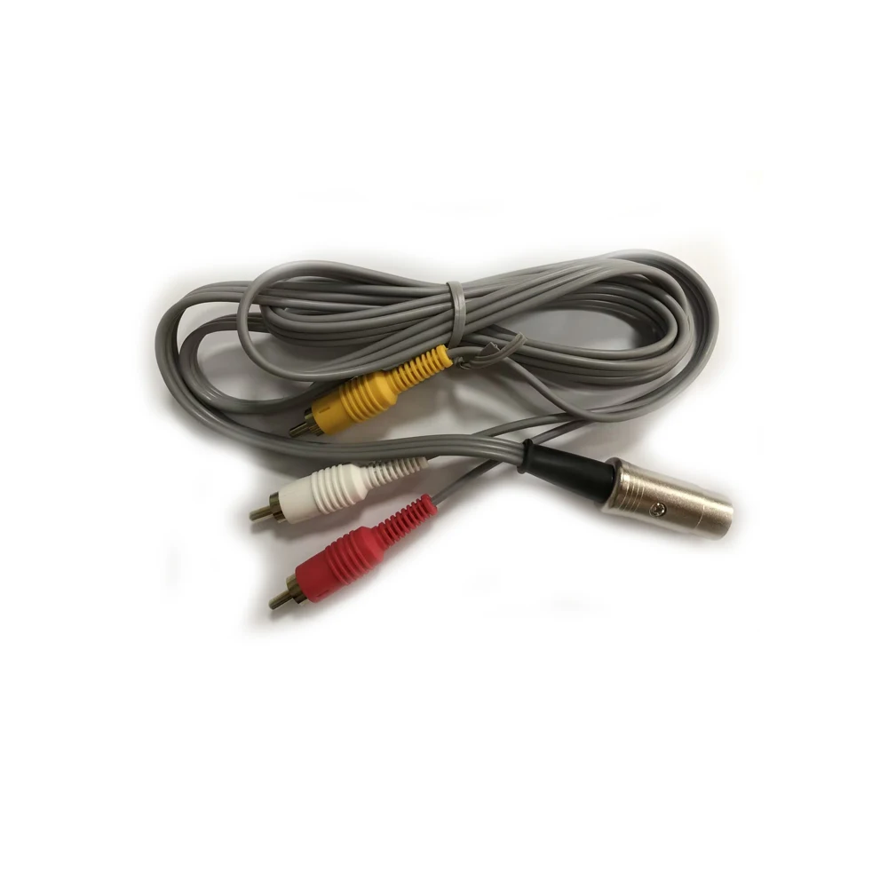 عالية الجودة ثنائي القناة الإصدار الصوت والفيديو كابل AV الحبل ل Sega MD1 ل PCE ل neoجيو لعبة وحدة التحكم