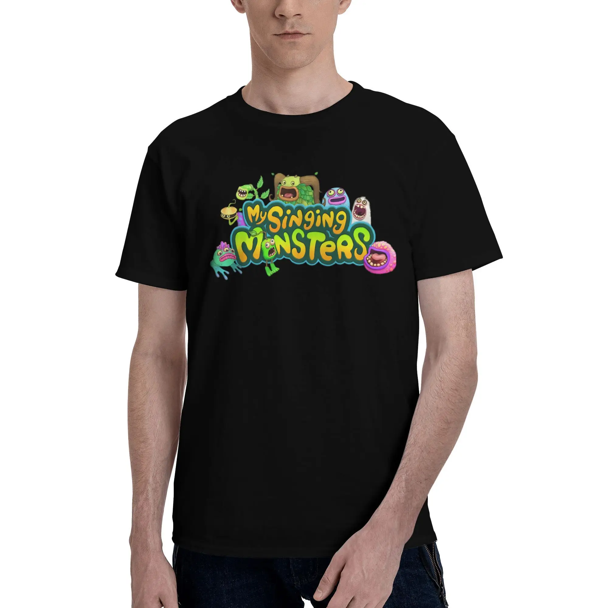 

Custom Cool My Singing Monster T Shirt Men Short Sleeves Pure Cotton T-shirt Casual Tee Tops Streetwear Tshirts