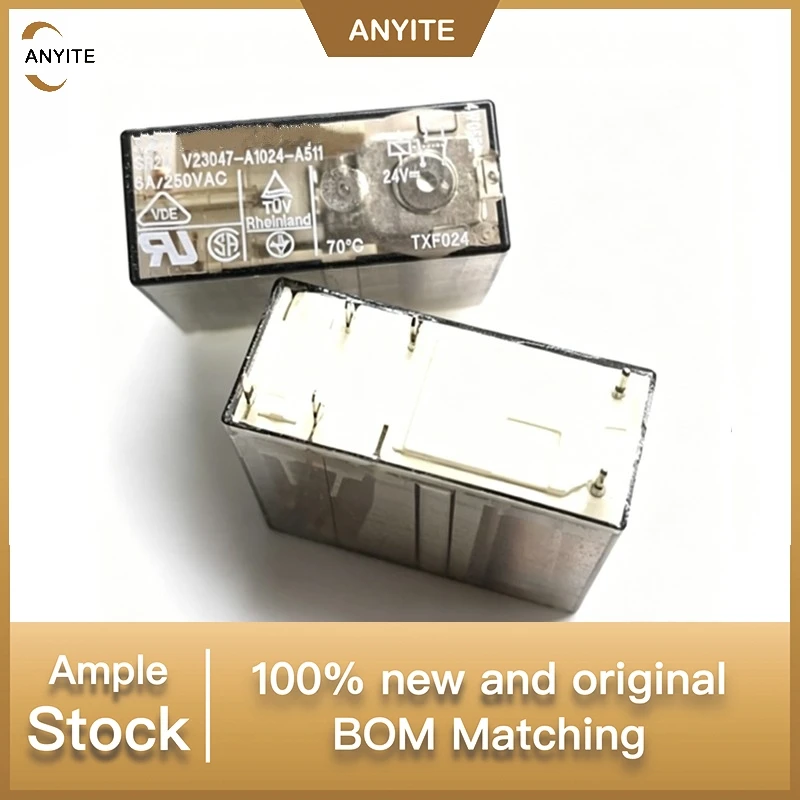 1 Pieza/Lote SR2M V23047-A1024-A511 24VDC DC24V 24V 8A 6PIN