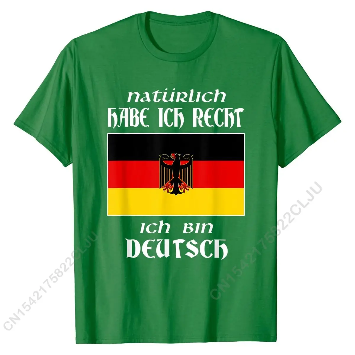 Ich Bin Deutsch T-shirt Funny German Language Germany Saying Casual T Shirt Cotton Man Tshirts Casual Brand New