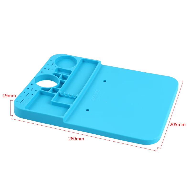 Piattaforma di stoccaggio di riparazione del telefono del PC ESD ad alta temperatura del cuscinetto dell'isolamento termico del Silicone 2019 per il supporto Stereo del microscopio