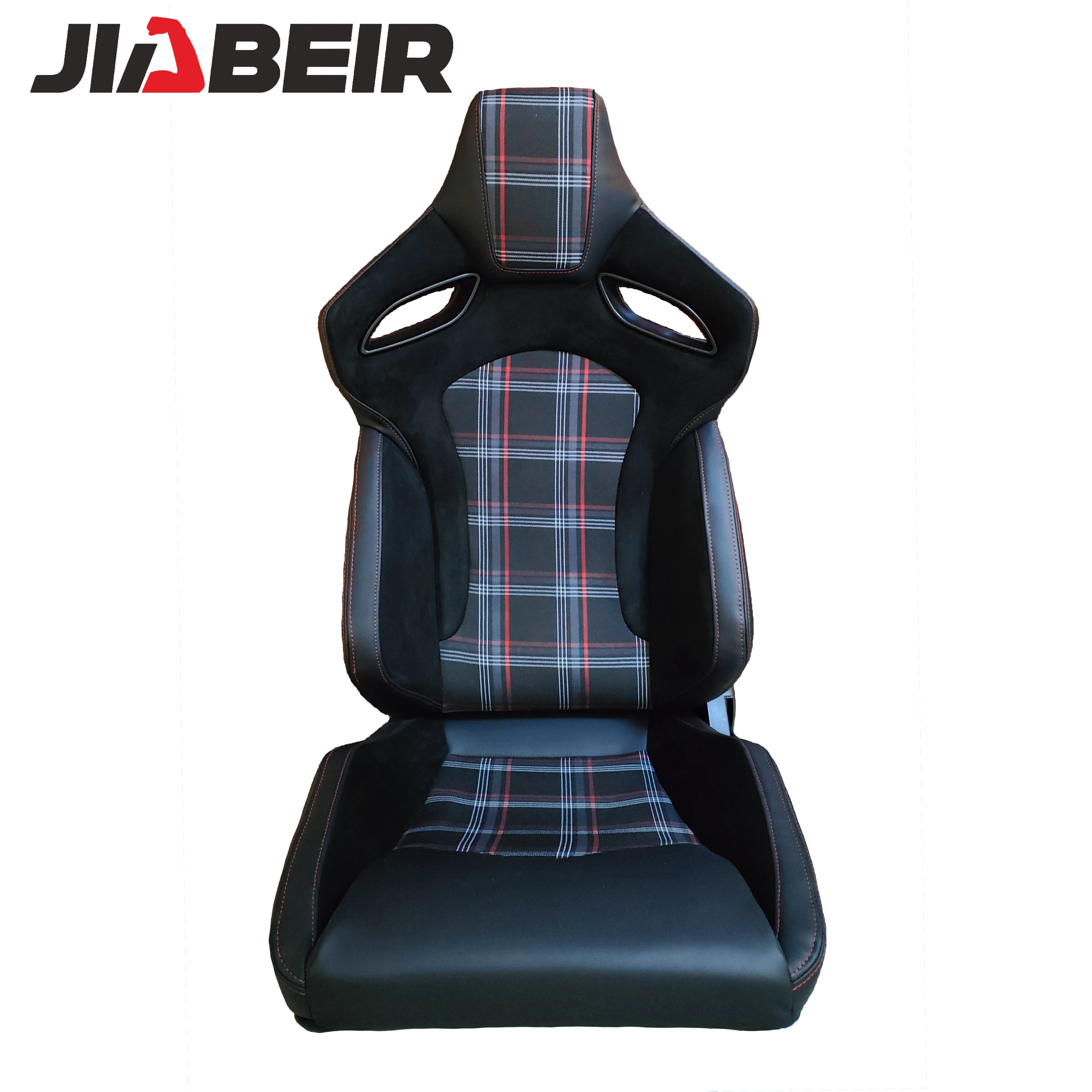 JBR9007 Universal Recline Leather Racing Bucket Car Seat