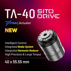 SitoDrive TA40 24V Bldc Mini Servo Motor Harmonic Drive Gear Micro Servomotor Robot Actuator Electric Brushless DC Micro Motor