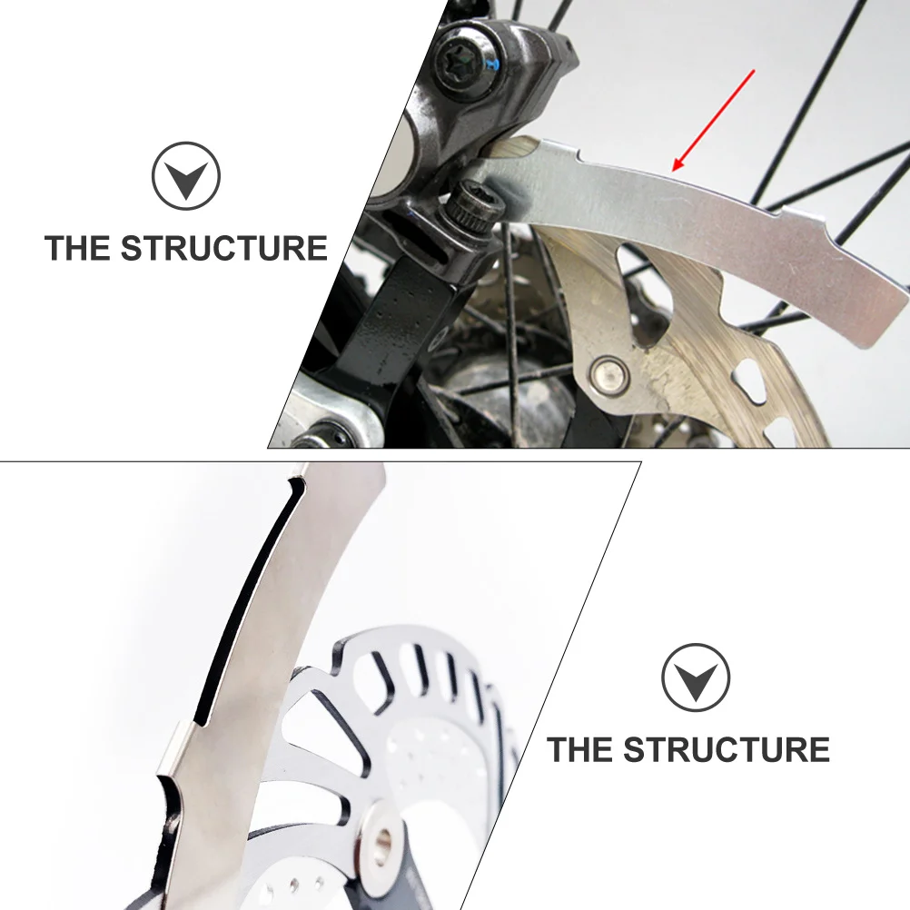 

8pcs Stainless Steel Brake Discs For Mountain Cycling Anti-Scratch Adjusters Bike Adapter Cycling Disc Durable Lightweight