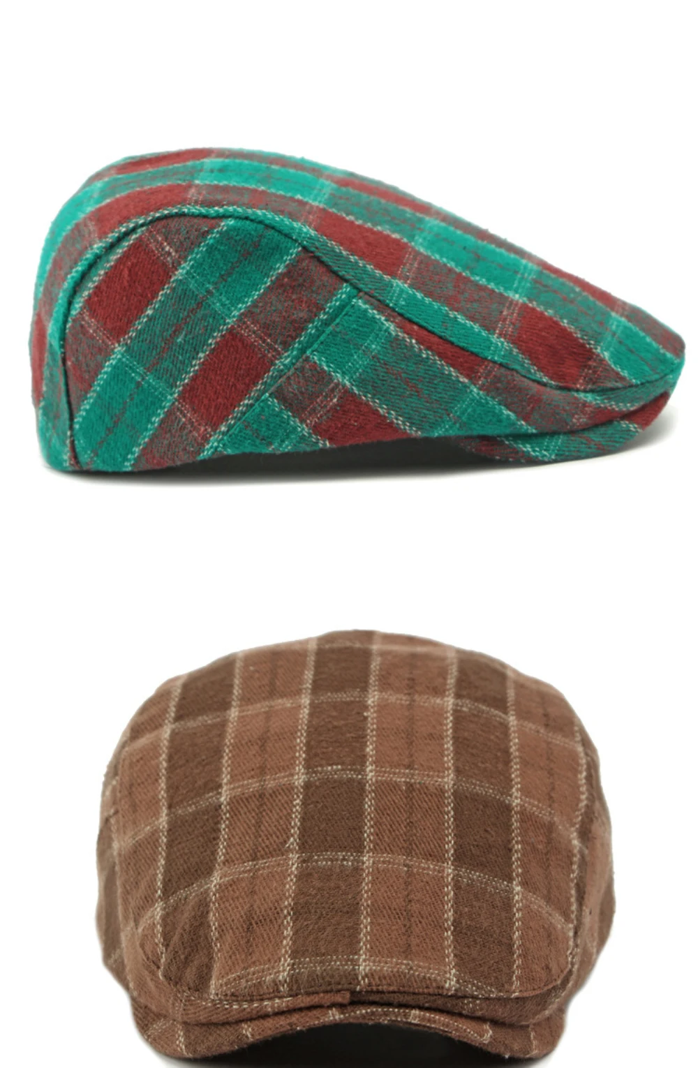 HT4947 Berets Neue Herbst Winter Caps für Männer Frauen Plaid Künstler Maler Baskenmütze Hut Männlich Weiblich Ivy Flache Kappe Einstellbare Baskenmütze Kappen – Detail 9