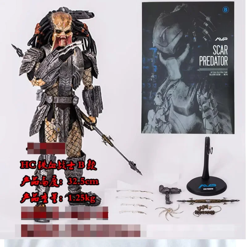 

New The Predator Action Figure Scar Predator Alien vs. Predator 1/6 Scale Toys Celtic Predator Collection Action Figure Mold