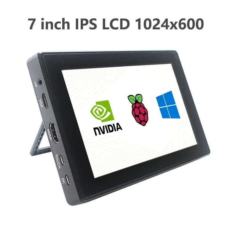 

7 inch IPS LCD Raspberry Pi 5 1024x600 Capacitive Screen OSD Menu for PC Laptop Aida64 Secondary Screen Orange Pi RPI 4B