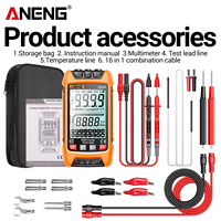 ANENG SZ02 Digital Multimeter Capacitance 9999 Counts NCV AC/DC Current Voltage Intelligent Anti-burn Auto Range Testers Tools