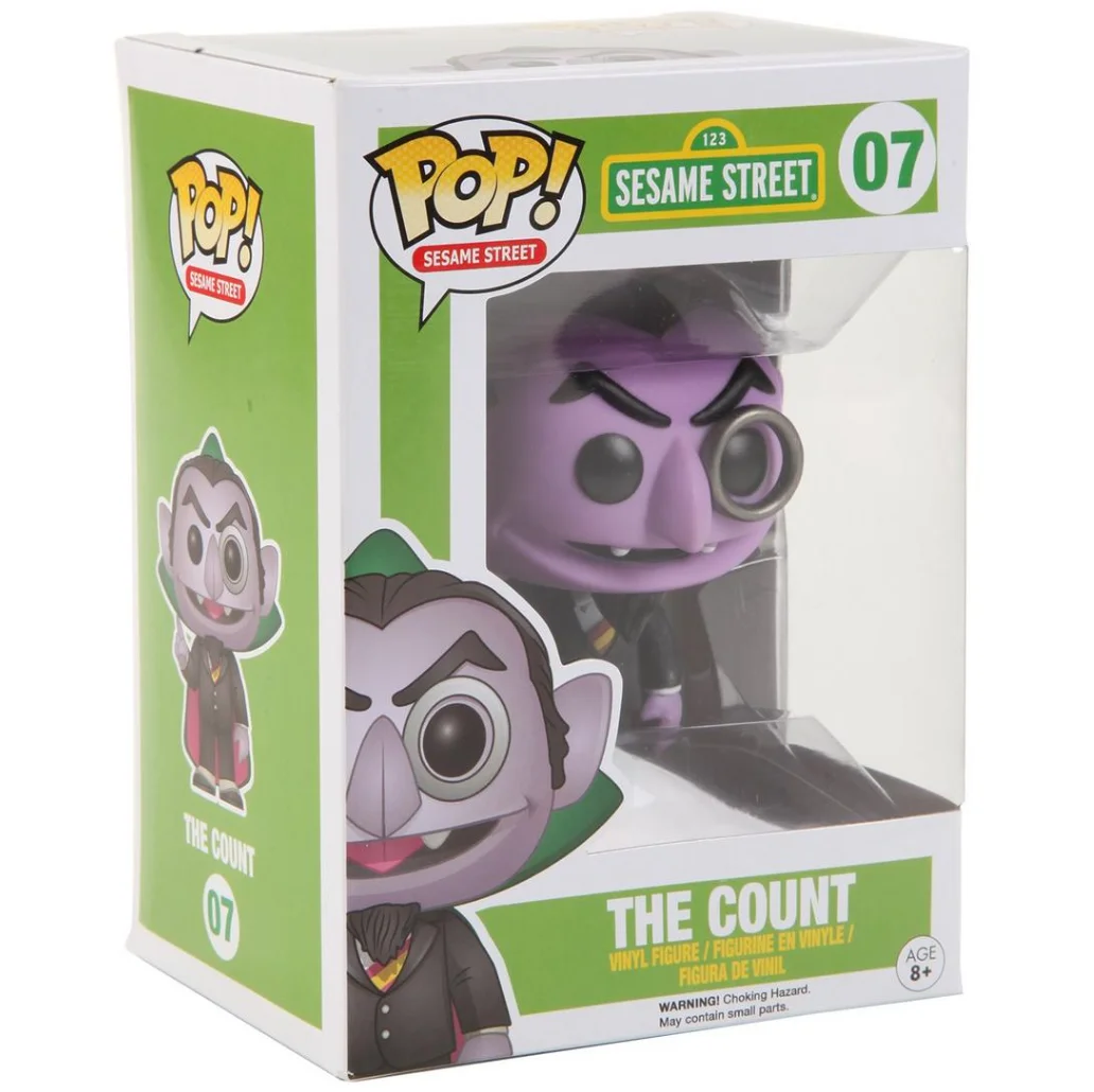 Funko POP Новая Улица Сезам The Count # 07, виниловая фигурка куклы, экшн-фигурки, коллекция моделей, игрушки для детей, рождественский подарок