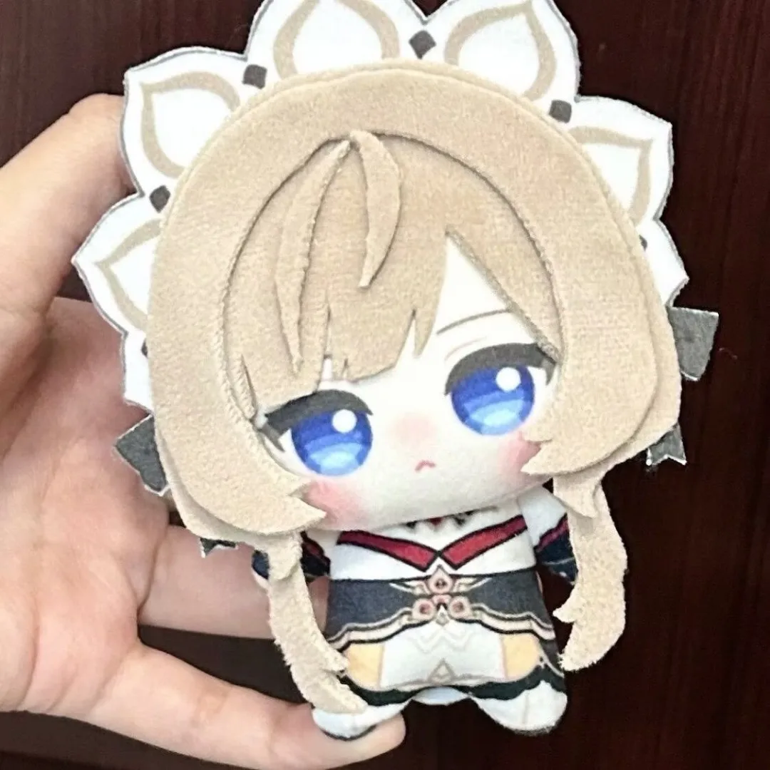 

10cm Genshin Impact Sandrone Plush Toy Keychain Body Printed Sandrone Marionette Stuffed Doll Pendant Plusie Toy Gift