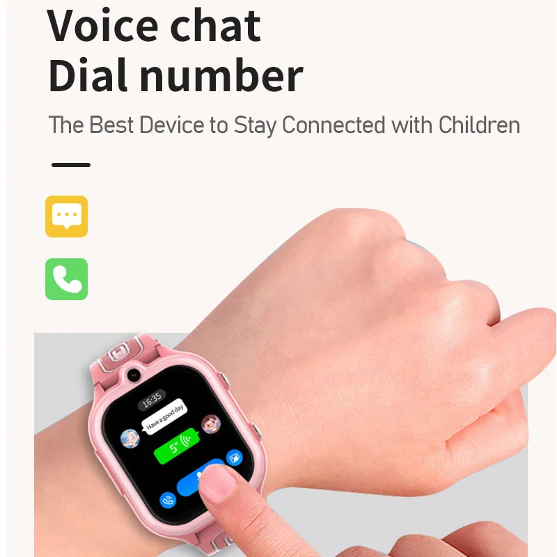 Getfitsoo 4G Astuto Della Vigilanza Per I Bambini Videochiamata GPS WiFi Anti Tracker 900mAh Grande Batteria Chiamata SOS Macchina Fotografica Per Bambini Smartwatch