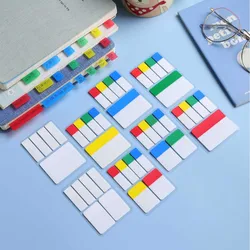100/120Sheets Colorful Transparent Fluorescent Index Tabs Sticky Note Page Marker Planner Stickers Classification Writing Office