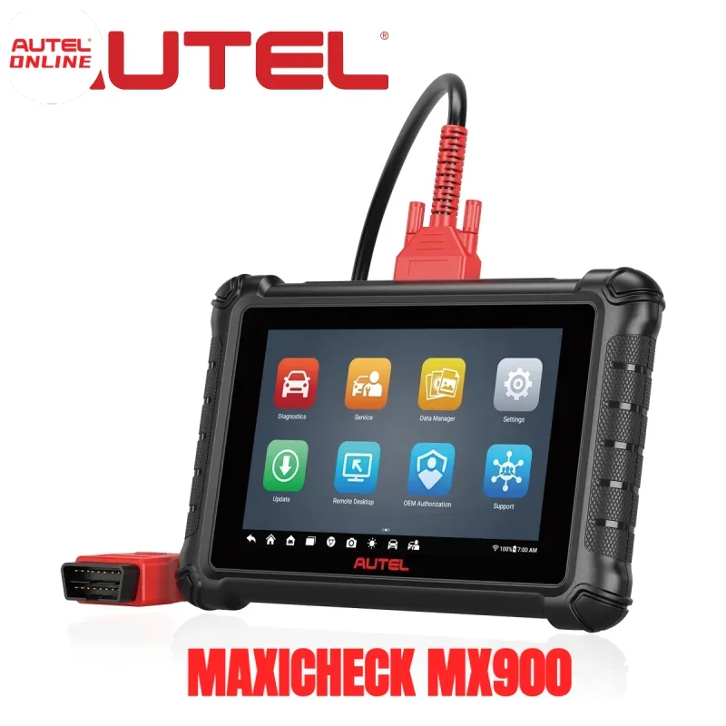 2-летний бесплатный обновленный сканер Autel MaxiCheck MX900 OBD2, инструмент для диагностического сканирования всех систем для автомобилей с услугами сброса 40+