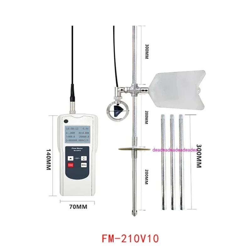 Digital flow meter FM-210V10 portable flow meter nullah river reservoir sewage farmland irrigation flow meter