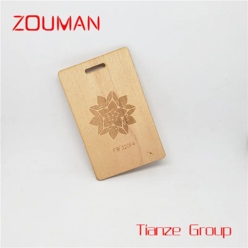 

Custom , Recyclable N ooden Card Engraved Logo RFID ood Card For Busins Event