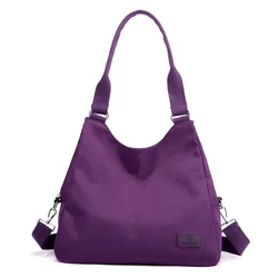 Nuova borsa da donna borsa a tracolla da donna Casual Versatile di grande capacità semplice borsa da spiaggia in Nylon antispruzzo bolsa femimina