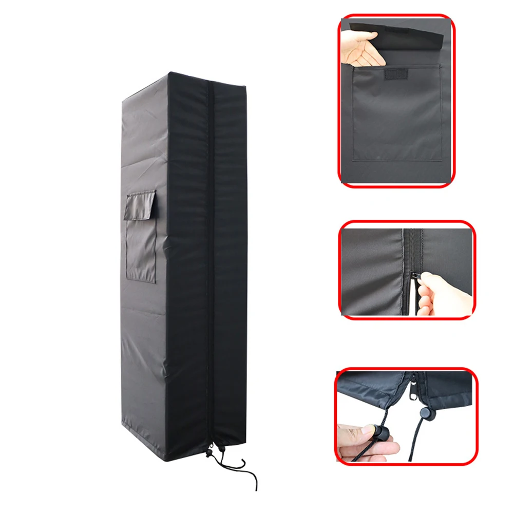 

420D Protective Cover with Pocket for Courtyard Heaters Designed to Shield Household Heaters from Dust and Moisture