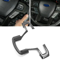 Car Steering Wheel Panel Decoration Cover Trim Sticker for Ford F150 F-150 2015 2016 2017 2018 2019 2020 Interior Accessories