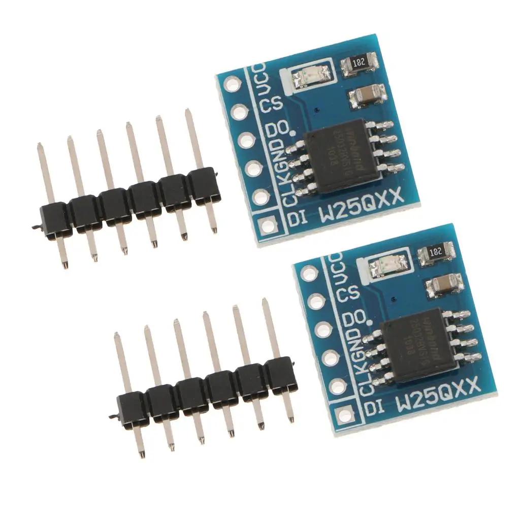 

SPI FLASH Storage Module Small Size 14mm X 15mm High Speed Memory Chip for Microcontroller Projects