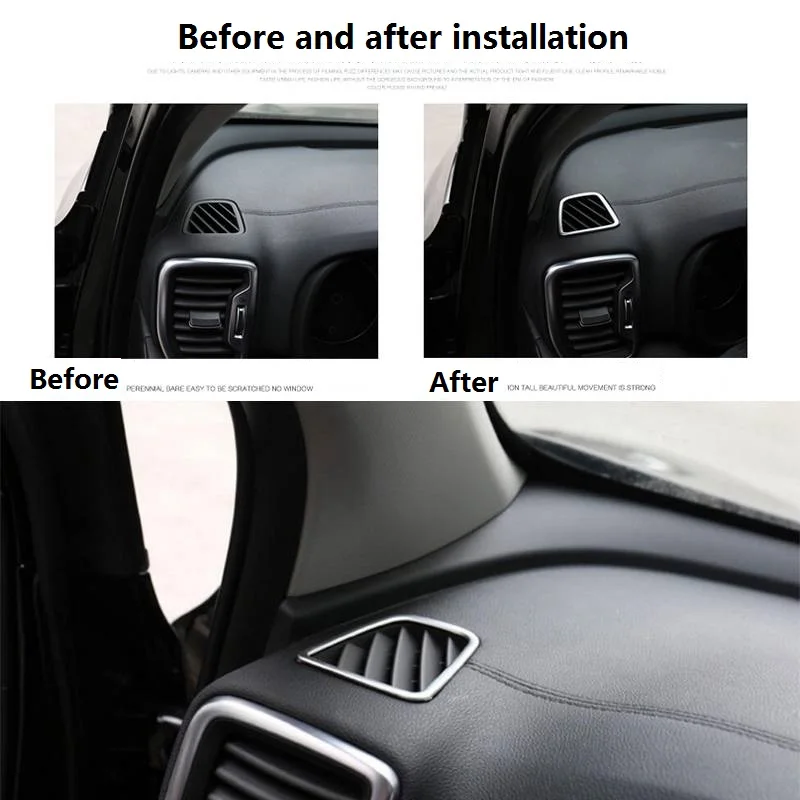 Altamente recomendado para KIA Sportage KX5 2016-2019 cubierta de ventilación de salida de aire acondicionado de coche
