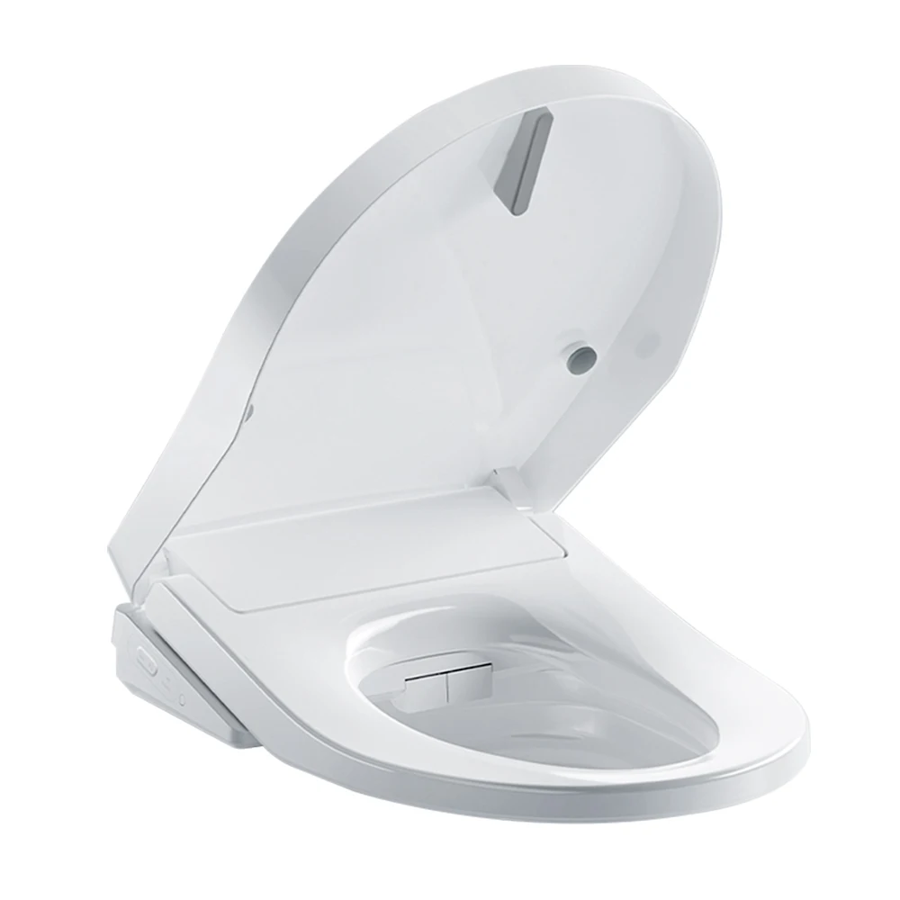 Smartmi Smart Toilet Seat with LED Light Auto Flushing Heated Toilet Seat Support Foot Sensor Self-Cleaning Nozzle Auto-Dryer