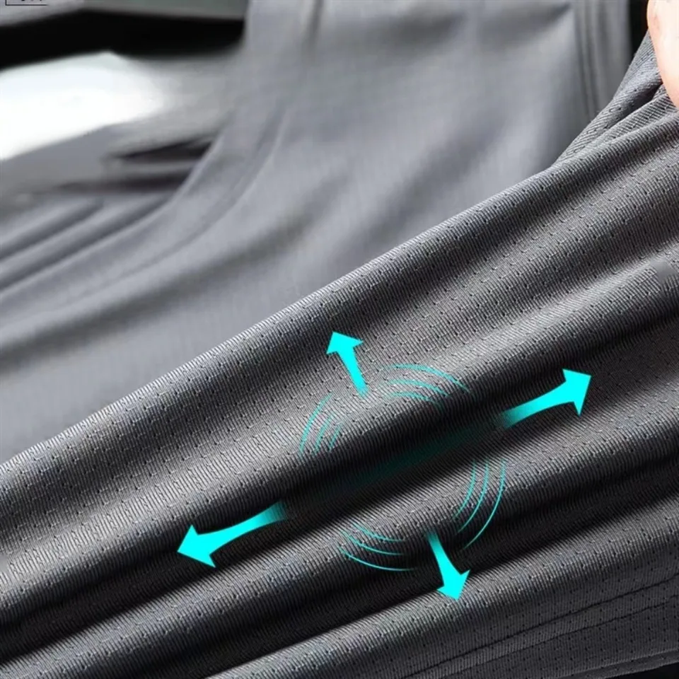Transparent Fitness Sleeveless Top, Men's Mesh Muscle Vest, Men's Mesh Sports Vest, Sportswear, image 6