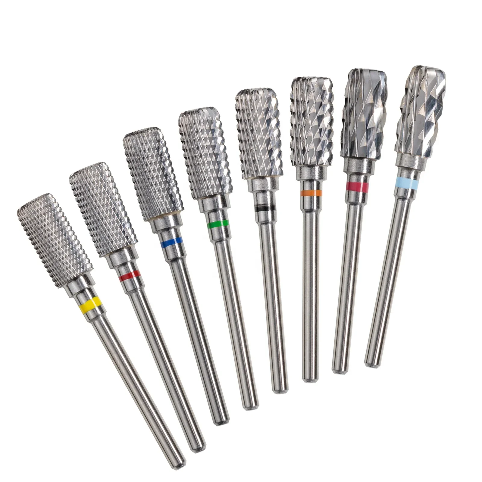 Safety Nail Drill Bits 13mm Barrel Dust Proof D4S Right-handed Carbide Drill Bits for Nails Electric Manicure Drills Tool