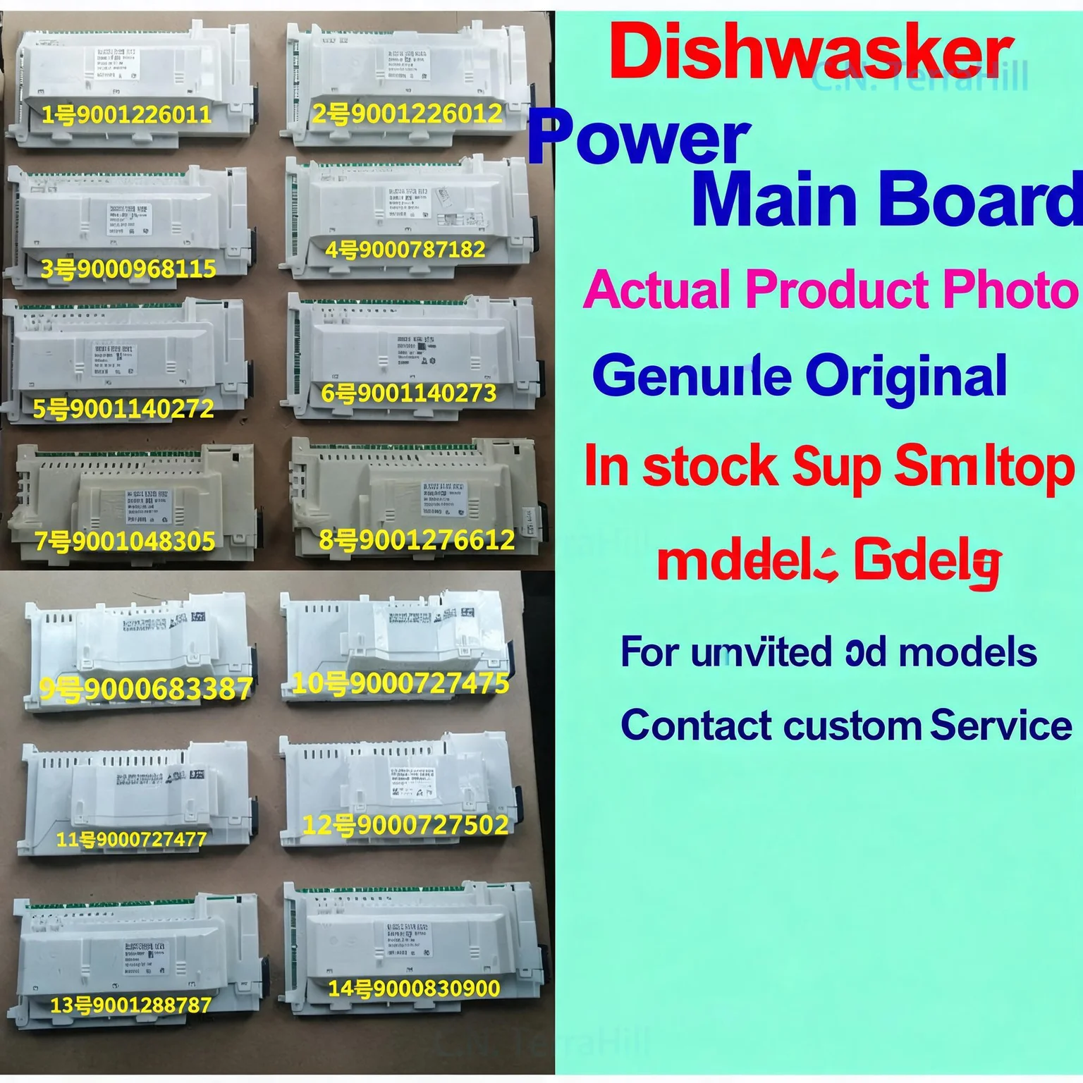 Dishwasher Control Board Power Module Replacement for Built-in Dishwasher Main PCB Board Drive Module 120V
