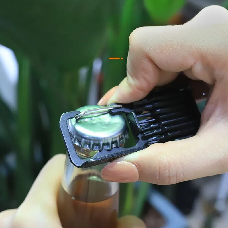 BIESUO Outdoor Portable Screwdriver Set with Vehicle Maintenance Tools Multi-function Folding Tool Measuring Device