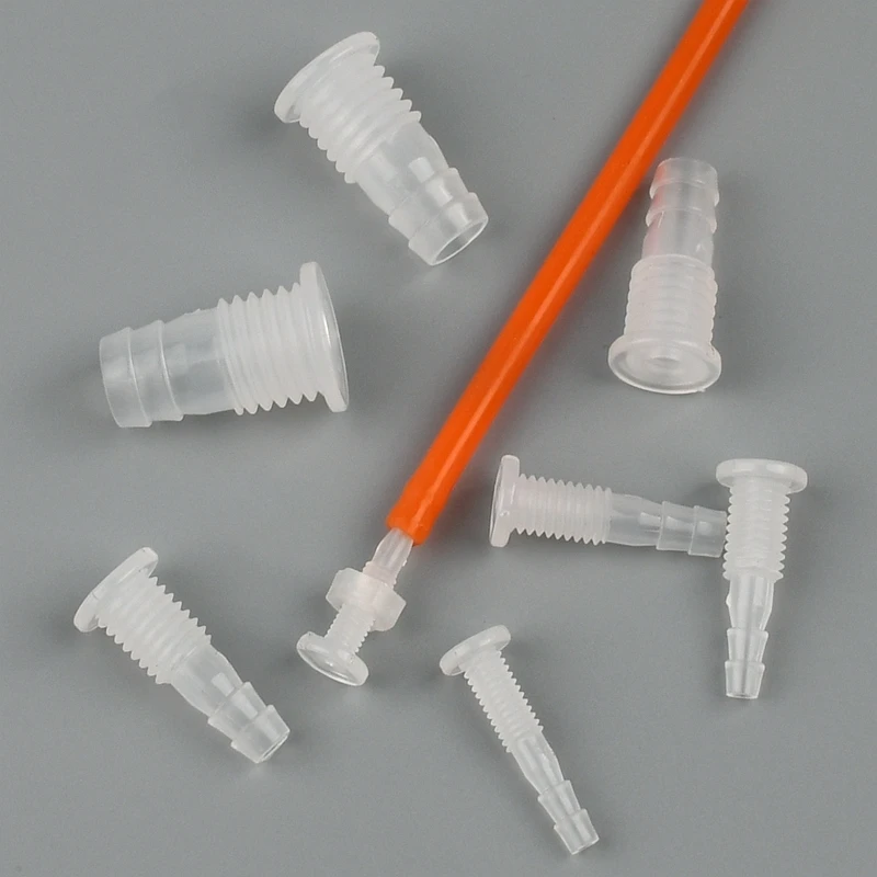 3-50Pcs M5~M16 To 3~12mm PP Baffle Threaded Pagoda Direct Connectors Aquarium Tank Air Pump Adapter Irrigation Hose Joint