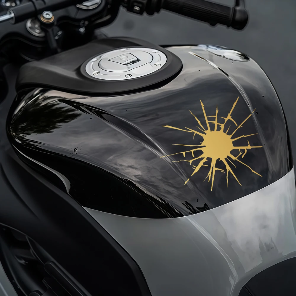 

1Pc Bullet Hole Shattered Glass Vinyl Sticker Waterproof Self-Adhesive Decal for Car Body Window Trunk Motorcycle Fairing