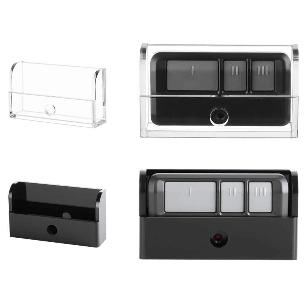 For Liftmaster Wall Mounting RC Bracket Wear Resist Garage Remote Control Rack with Screw & Hook for Car Garage Door Supplies