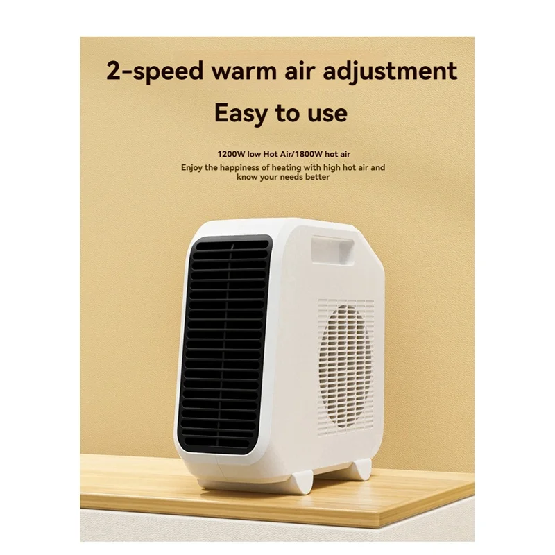 SANQ منفاخ الهواء الدافئ سخان المنزل سطح المكتب عالية الطاقة مروحة التدفئة سخان سطح المكتب سخانات غرفة النوم مكتب سخان