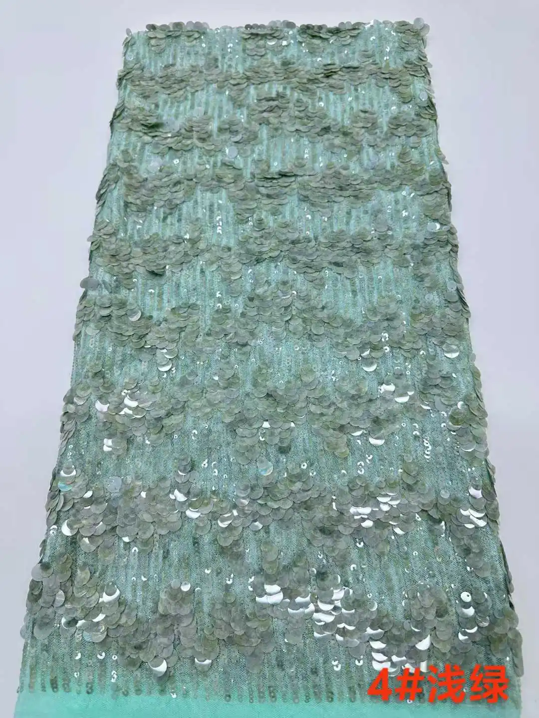 Luxury African Sequins Lace Fabrics 2025 High Quality Lace French Nigerian Sequin Lace Mesh Fabric For Wedding Party Dress