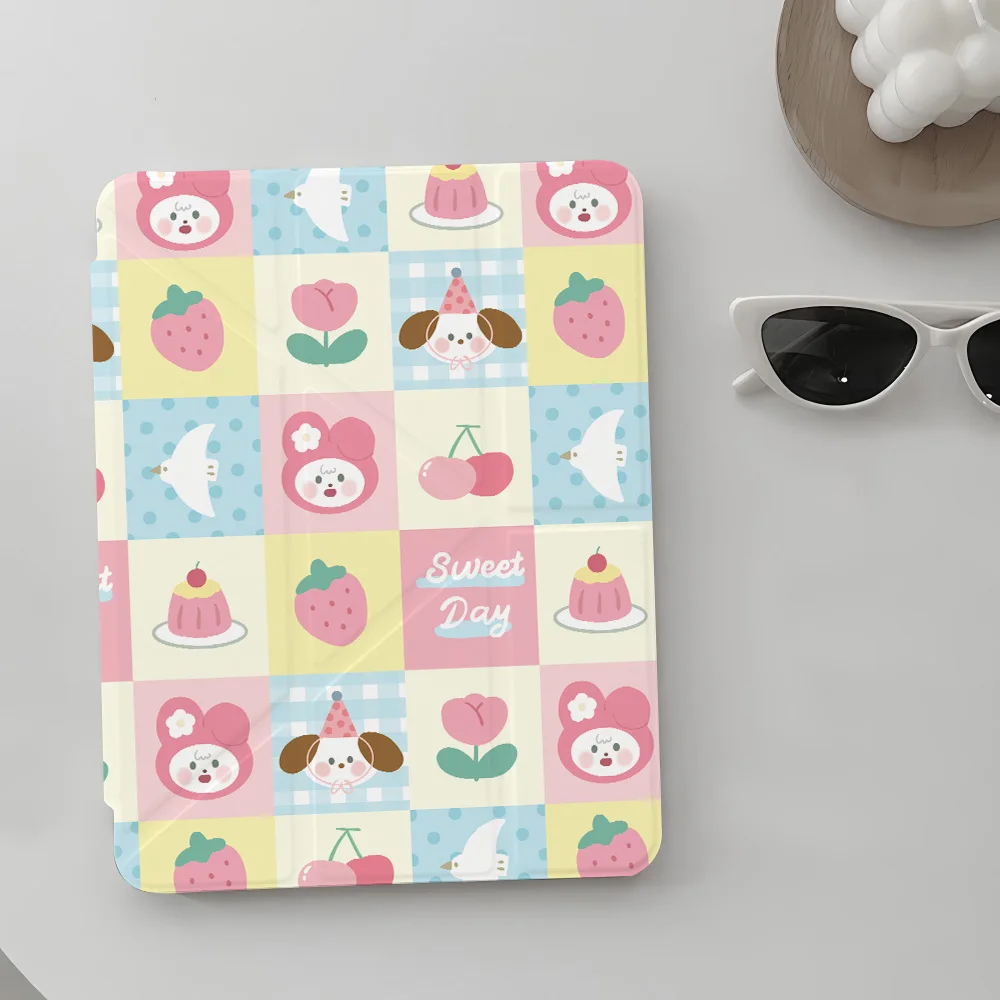 Cute Rubbit Clear Case For iPad Pro 11 12.9 13 10.5 iPad A16 11 10.9 inch 2022 Mini 7 6 Air 11 2024 13 5 4 3 2 1 Covers Fundas 3