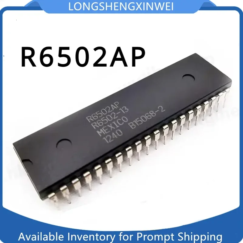 1PCS New R6502AP R6502 6502AP DIP40 Original Microprocessor Chip