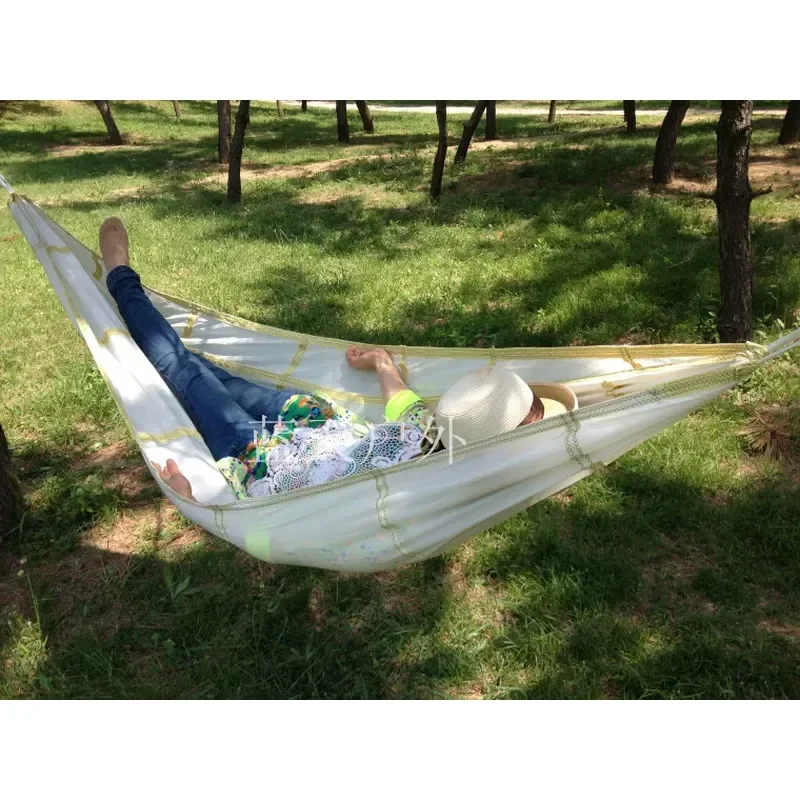 Kevlar Hammock 2.3x1m Outdoor Camping Ultralight Portable Parachute Nylon Hanging Bed Swing for Backpacking Hiking Travel
