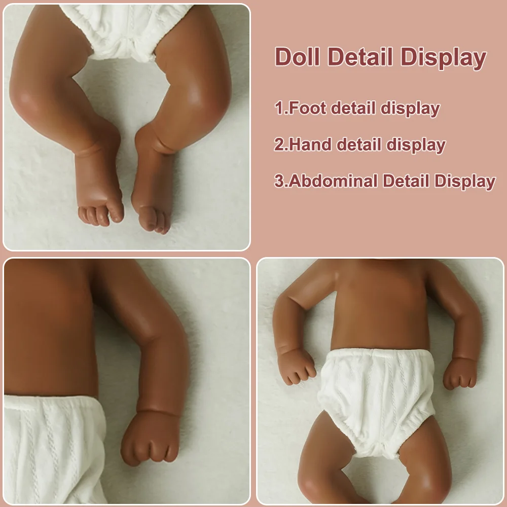 ซิลิโคนนุ่มแข็งขนาด 16.9 นิ้วเด็กสาวเกิดใหม่น่ารัก 2.6 กก. น้ำหนักจริงการออกแบบที่สมจริง/ของขวัญ/คอลเลกชัน/เพื่อนซี้
