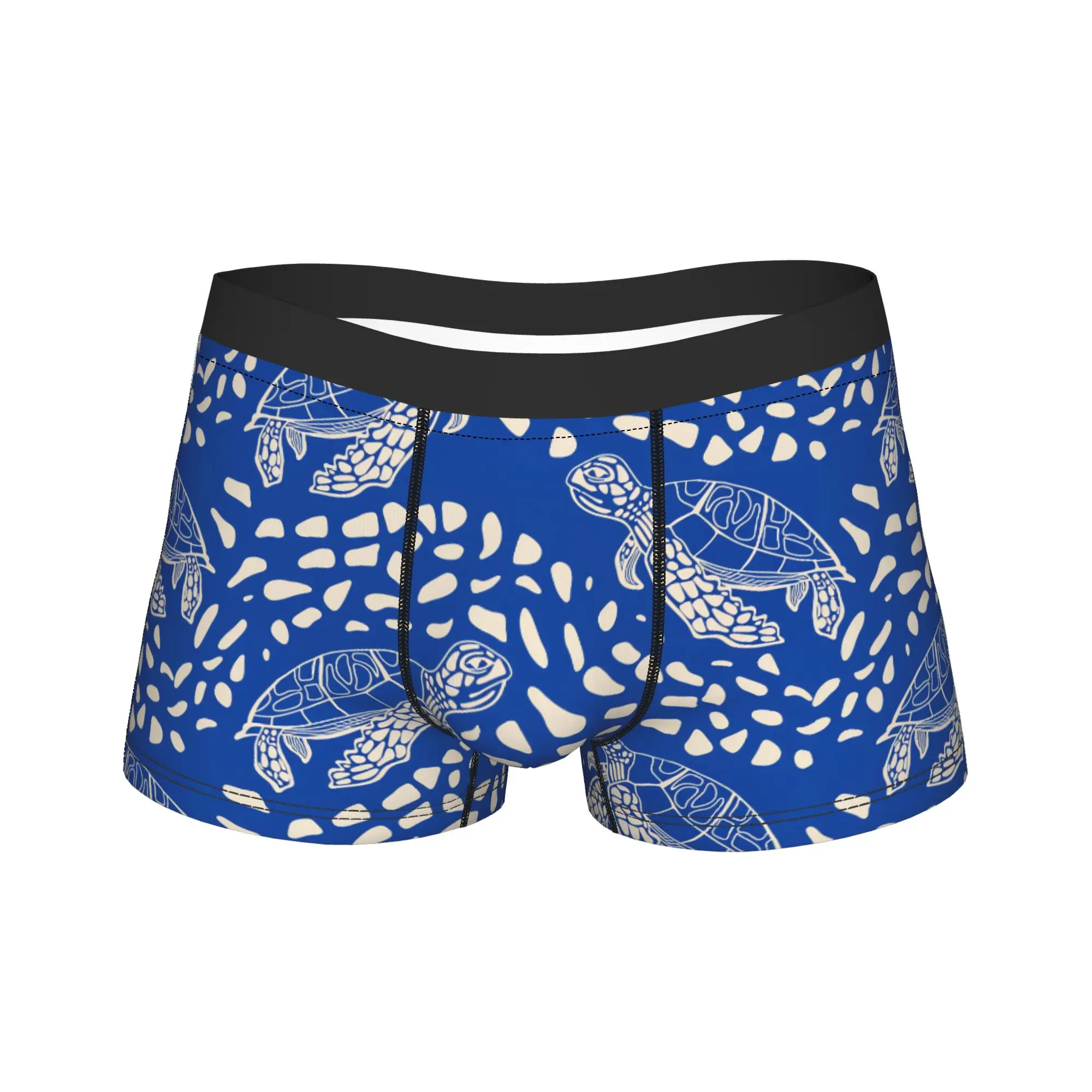 

Мужские трусы-шорты с дизайном морской черепахи, высококачественные классические трусы-шорты, подарок на день рождения