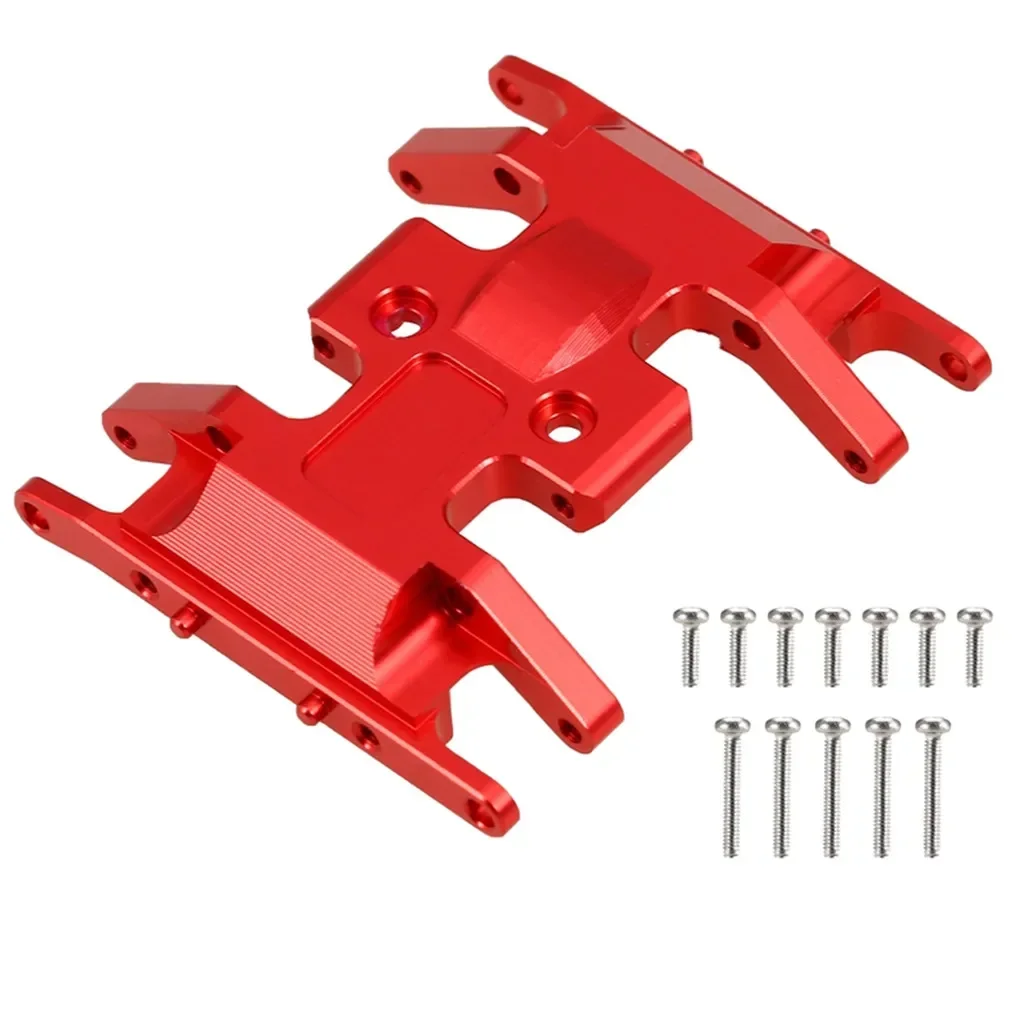 RC Crawler Car Metal Gearbox Mount Base, Suporte De Transmissão, Skid Plate, Atualizar Peças, Axial SCX24, 90081, 1/24