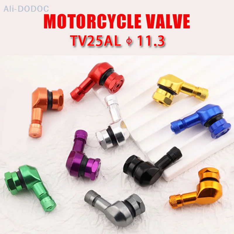 1Pcs 90 Degree Angle Motorbike Wheel Tire Tubeless Valve Stems Rim Wheel Part Motorcycle Rim Tire Wheels Spare Parts Valve Elbow