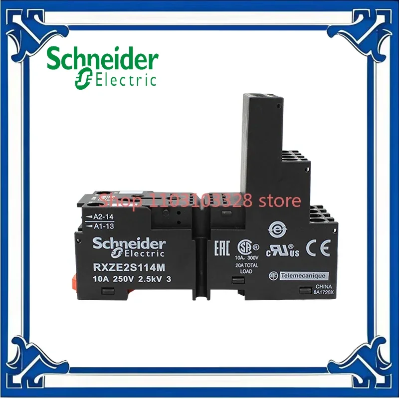 

Original export Small relay base RXZE2S114M separate 14-hole socket current 10A Perfectly compatible with RXM4AB2BD/RXM4AB2P7