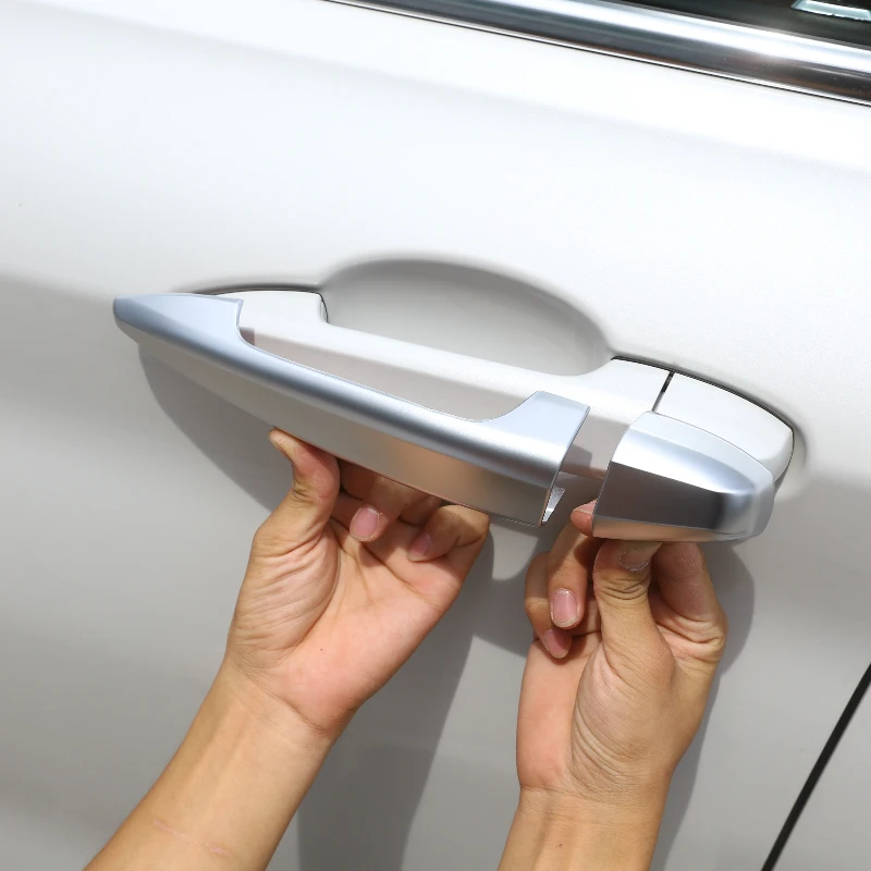 Chrom-Außentürgriffabdeckung Zierleiste Türgriff-Dekor Autozubehör für BMW 1er 2er Serie X5 F22 F15 2017 2018 2019