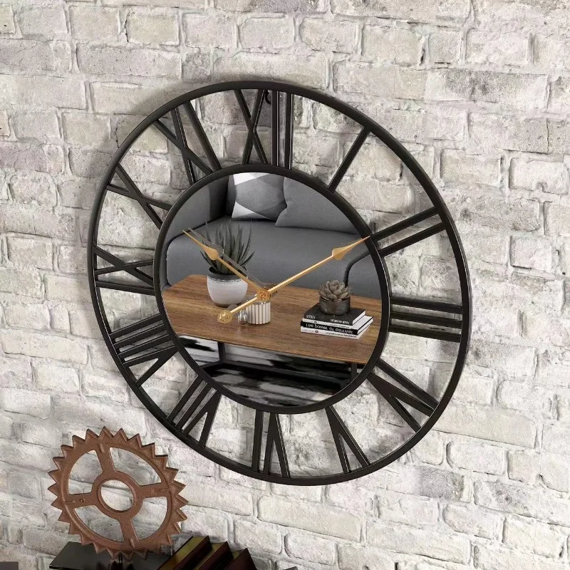 

Nordic Unique Clock Elegant Metal Wall Clocks Mirror Digital Luxury Silent Clocks Wall Modern Minimalist Watches