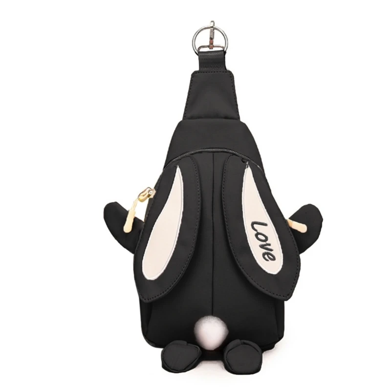 Холщовый Рюкзак через плечо в форме мультяшного героя, удобная сумка на плечо с регулируемым ремешком для девочек-подростков