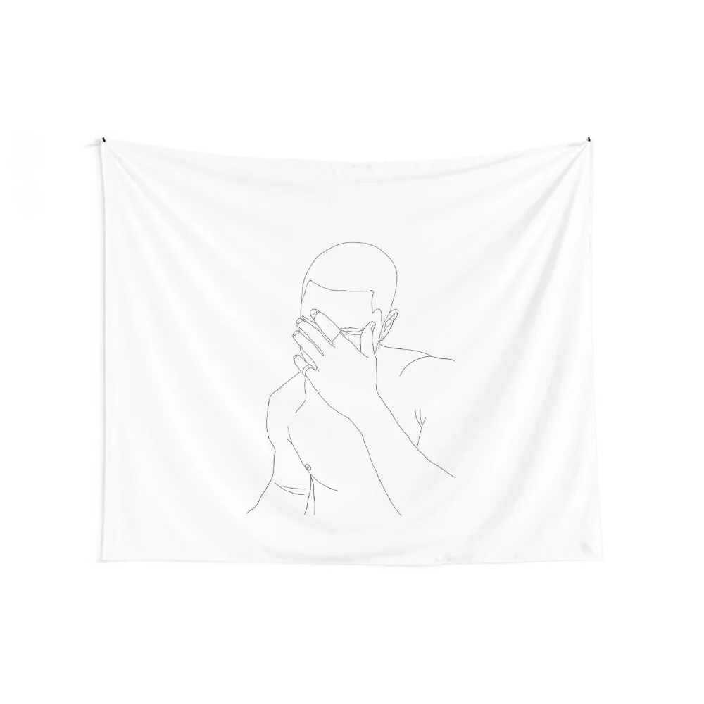 Frank Ocean Blonde Tapestry Wall Deco Aesthetic Room Decor Korean Tapestry