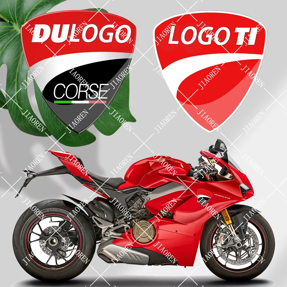 

3D Motorcycle Stickers Tank Decals for Monster 696 937 620 821 600 Hypermotard 950 Panigale V4 Streetfighter